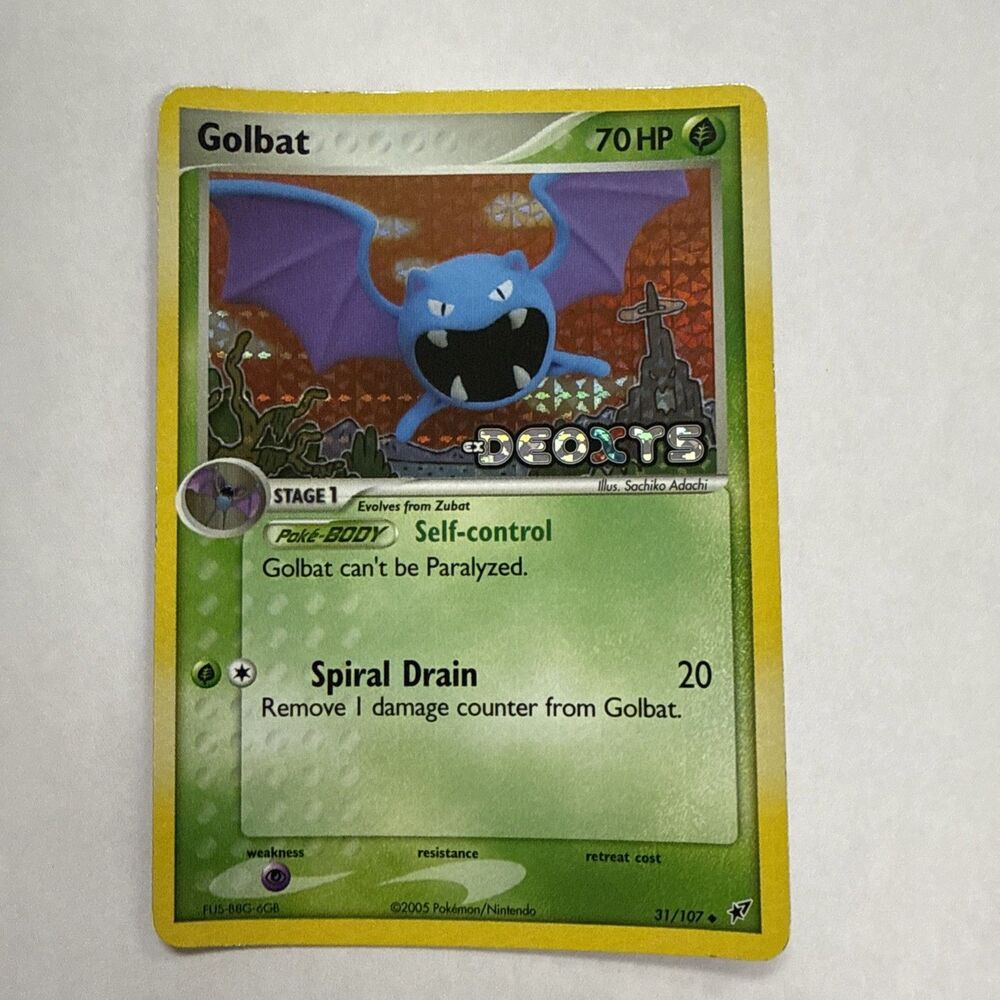 Golbat 31/107 EX Deoxys Reverse Holo